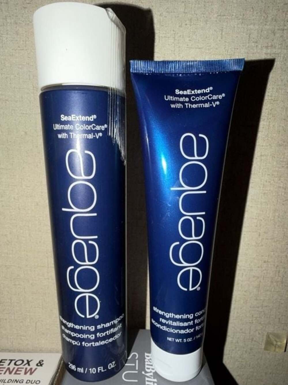 Aquage SeaExtend ColorCare Thermal V Strengthening Shampoo & Conditioner Duo Set